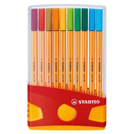 Stabilo Keçe Uçlu İnce Kalem 88 Point 0.4 MM Karışık Renk 20 Lİ Colorparade 8820-03