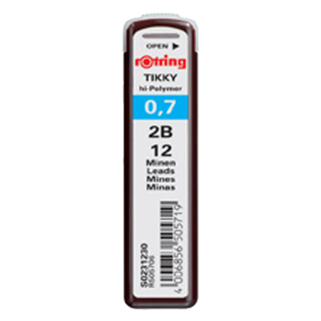 Rotring Min Hi-Polymer 2B 0.7 MM S0231230