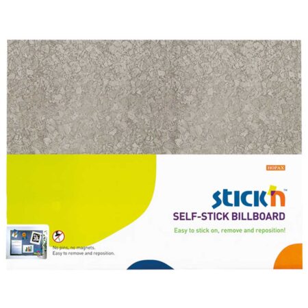 Hopax Stickn Yapışkanlı Pano 58x46 Gri 23024 B132