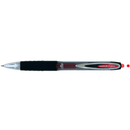 Uni-Ball Roller Kalem Signo 207 Jel Bilye Uç Mekanik 0.7 MM Kırmızı UMN-207