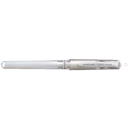 Uni-Ball Roller Kalem Signo Broad Jel Bilye Uç Davetiye 1.0 MM Beyaz UM-153