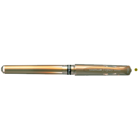 Uni-Ball Roller Kalem Signo Broad Jel Bilye Uç Davetiye 1.0 MM Altın UM-153