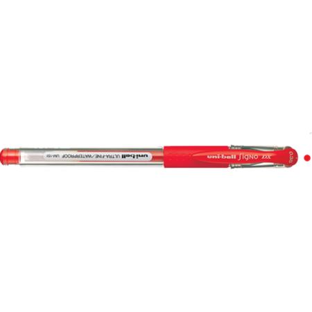 Uni-Ball Roller Kalem Signo Dx Jel Bilye Uç 0.38 MM Kırmızı UM-151