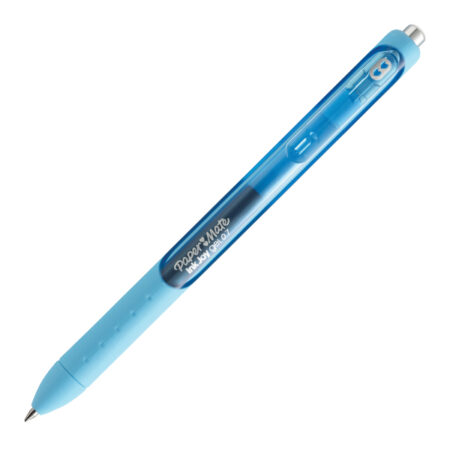 Paper Mate Jel Kalem inkjoy Gel Üstten Basmalı Açık Mavi