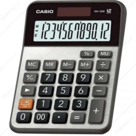 Casio Hesap Makinesi Masa Üstü 12 Hane MX-120B