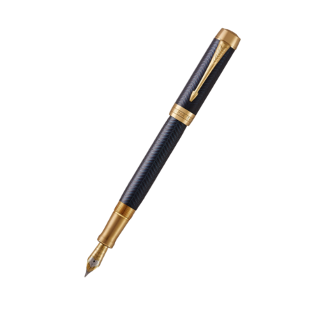 Parker Dolma Kalem Duofold Chevron Gt Prestij Mavi 1931369