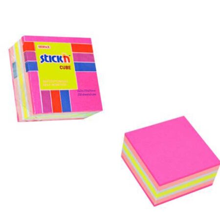 Hopax Stickn Yapışkanlı Not Kağıdı 400 YP 76x76 4 NP  Mix Renk 21536