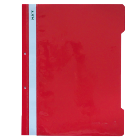 Leitz Telli Dosya Plastik Kırmızı L-4189