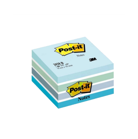 Post-it Yapışkanlı Not Kağıdı Küp 450 YP 76x76 Mavi 2028-B