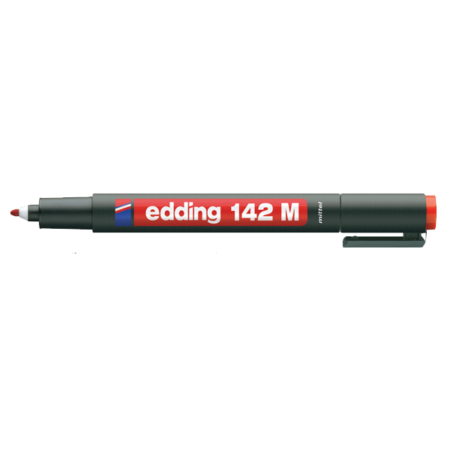 Edding Asetat Kalemi Permanent M Seri 1 MM Kırmızı 142 M