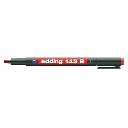 Edding Asetat Kalemi Permanent B Seri 1-3 MM Kırmızı 143 B