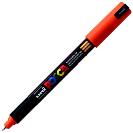 Uni-Ball Markör Posca 0.7 MM Su Bazlı Poster Turuncu N PC-1MR