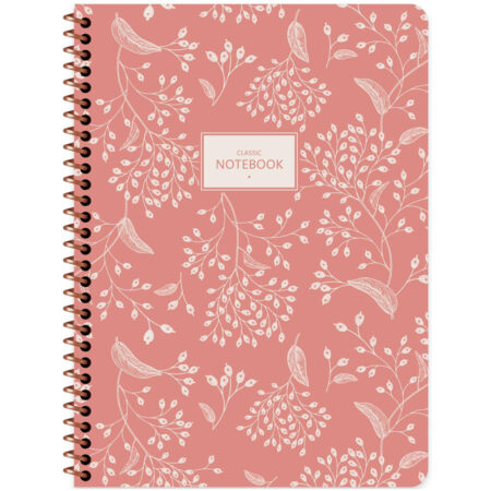 Keskin Color Defter Karton Kapak Spiralli Pas. Flora 16,5x22,5 80 YP Çiz.