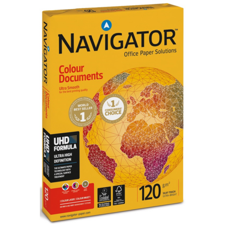 Navigator Gramajlı kağıt Colour Documents 500 LÜ A3 120 GR Beyaz