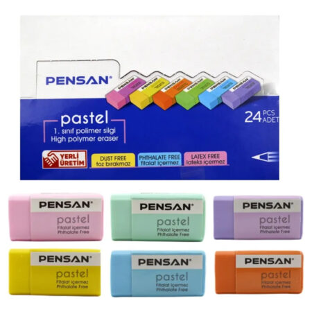 Pensan Silgi Pastel 24 LÜ PSS-24P