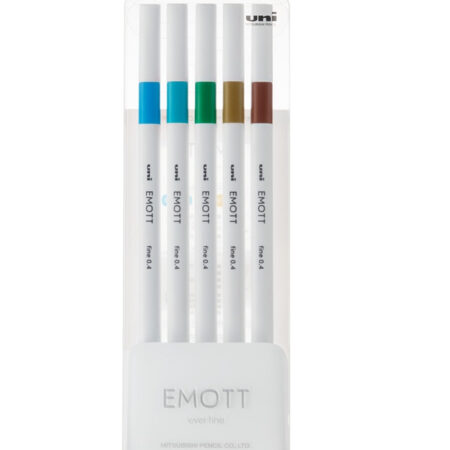 Uni-Ball Akrilik Uçlu Kalem Emott 0.4 MM Fine 5 Li Ada Renk