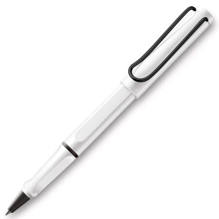 Lamy Roller Kalem Safari Siyah Renk Klips Beyaz 319BS