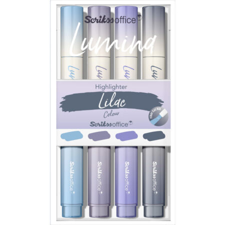 Scrikss Lumına Fosforlu Kalem Lilac 4 Lü Set T0sbhlmnLilaca