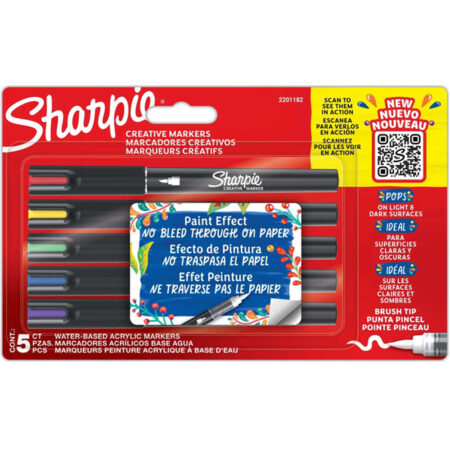 Sharpie Markör Akrilik Fırça Uç 5 Li Bls 2201182
