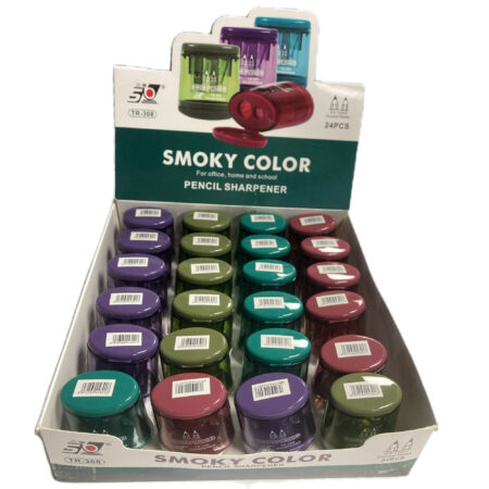Bafix Kalemtıraş Çiftli Hazneli Smoky Color Tr-308
