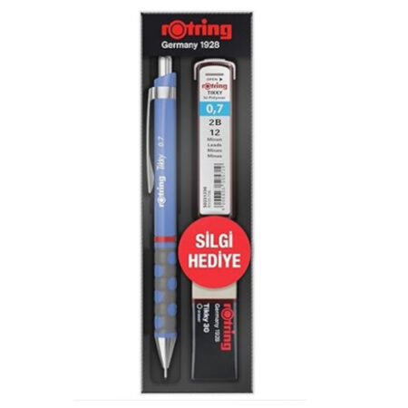 Rotring Okul Seti Tikky Rd 0.5+Min Silgi Hediyeli Menekşe Mavi