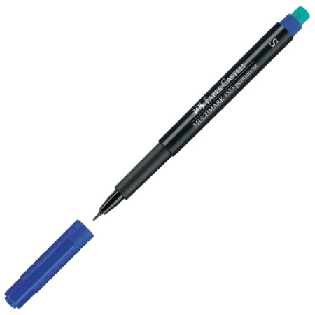 Faber-Castell Asetat Kalemi Permanent S Seri Mavi 15 23 51