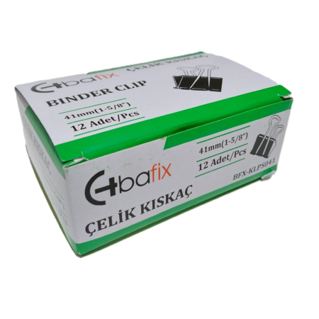Bafix Kıskaç (Klips) Çelik 41 MM Bfx-Klps041
