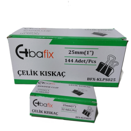 Bafix Kıskaç (Klips) Çelik 25 MM Bfx-Klps025